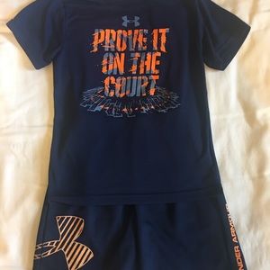 Boys Under Armour matching set